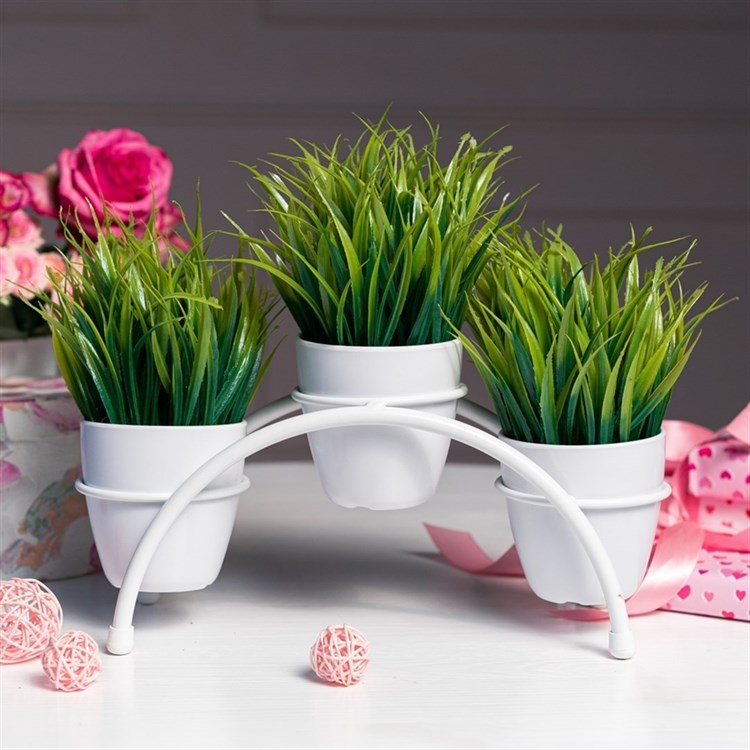 Подставка для цветов на подоконник 41-001 - фото 238280