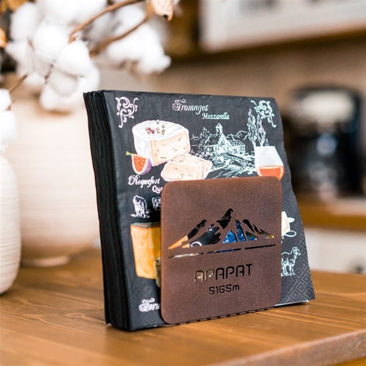 Салфетница кухонная металлическая 703-001 - фото 238519