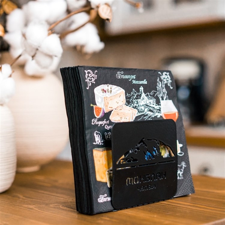 Салфетница кухонная металлическая 703-006 - фото 238571