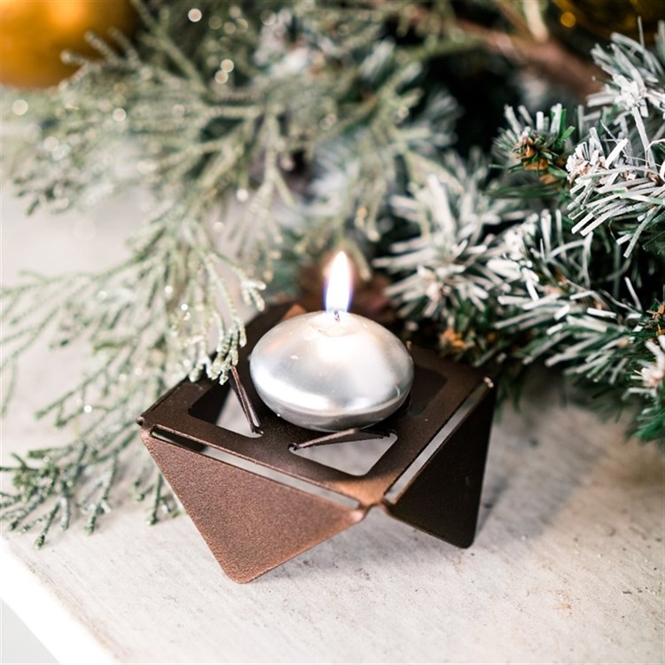 Подсвечник Звездочка для одной свечи - фото 239027