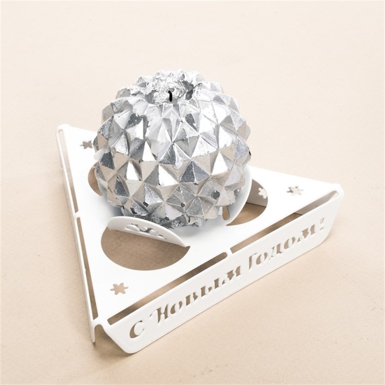 Подсвечник металлический для одной свечи - фото 239128