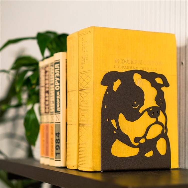 Ограничитель металлический для книг на полке 705-031 - фото 239316