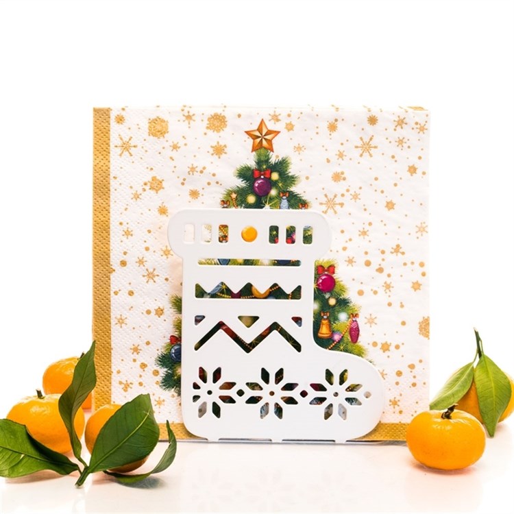 Салфетница кухонная из металла - фото 239616