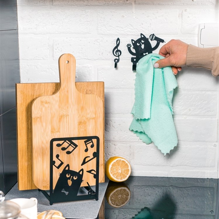 Подставка для разделочных досок и крючки 2шт  300-209 - фото 241903