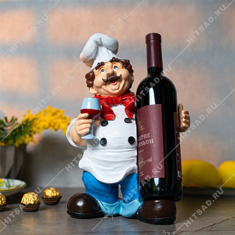 Бутылочница Сомелье U09377 полистоун h=34 см - фото 244065