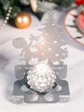Подсвечник для свечи С новым годом 730-006 - фото 225679