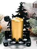 Подсвечник металлический новогодний для одной свечи 730-006 - фото 226064 Подсвечник металлический новогодний для одной свечи 730-006 - фото 226064