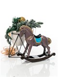 Фигурка декоративная лошадка качалка U09279 - фото 226594