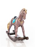 Фигурка декоративная лошадка качалка U09279 - фото 226599