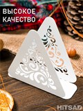 Салфетница на стол металлическая интерьерная - фото 226825
