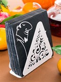 Салфетница на стол металлическая интерьерная - фото 226829