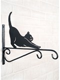Настенный кронштейн для кашпо Котенок 201-004 металлический - фото 227589