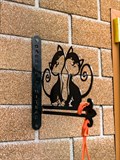 Кронштейн для кашпо металлический  настенный Котята 201-010 - фото 227645