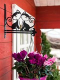 Кронштейн для кашпо металлический  настенный Котята 201-010 - фото 227650