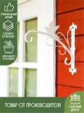 Кронштейн для кашпо металлический садовый с птицей 201-031 - фото 227710