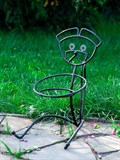 Подставка для цветов Пёс напольная металл - фото 228762 Подставка для цветов Пёс напольная металл - фото 228762