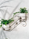 Подставка для цветов настенная для двух кашпо ХитСад 15-102 - фото 229334