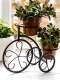 Подставка для цветов металлическая велосипед 41-041 - фото 231350