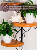 Полка настенная на 3 кашпо 13-203 - фото 232103
