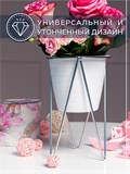 Подставка для цветов на стол  металлическая 66-619 - фото 232139 Подставка для цветов на стол  металлическая 66-619 - фото 232139