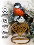 Фигурка декоративная снегирь U08954 - фото 234354