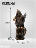 Подставка для очков U09305-G полистоун цв.золотой - фото 235141 Подставка для очков U09305-G полистоун цв.золотой - фото 235141