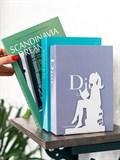 Подставка металлическая для книг Девочка 2 шт - фото 236128