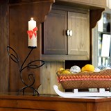 Интерьерный подсвечник на одну свечу h=36см - фото 236486