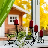 Интерьерный подсвечник на одну свечу h=36см - фото 236488