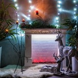 Интерьерный подсвечник на одну свечу h=36см - фото 236490