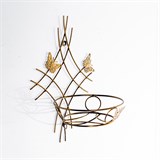 Подставка настенная для одного цветка 15-001 металл - фото 236516