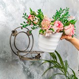 Подставка для цветка настенная 15-101 металл - фото 236529
