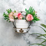 Подставка для цветка настенная 15-101 металл - фото 236530