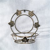 Подставка для цветка настенная 15-101 металл - фото 236532