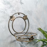 Подставка для цветка настенная 15-101 металл - фото 236538