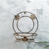 Подставка для цветка настенная 15-101 металл - фото 236543