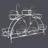 Подставка для 7 цветов на подоконник 14-917 металл - фото 236598