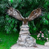 Фонтан уличный садовый Орел U07667 стеклопластик, высота 180 см - фото 236600