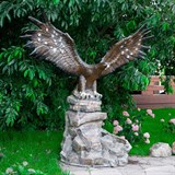 Фонтан уличный садовый Орел U07667 стеклопластик, высота 180 см - фото 236601