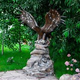 Фонтан уличный садовый Орел U07667 стеклопластик, высота 180 см - фото 236602