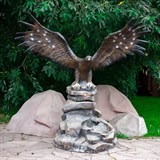 Фонтан уличный садовый Орел U07667 стеклопластик, высота 180 см - фото 236603
