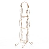 Подставка на подоконник для 3-х растений 14-954 металл цв.белый h=88см - фото 236623