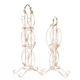 Подставка на подоконник для 3-х растений 14-954 металл цв.белый h=88см - фото 236626