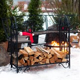 Дровница дачная кованая 500-80 h=100 см - фото 236675