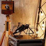 Подставка для двух бутылок с вином Велосипед 59-117 металл - фото 236689