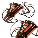 Подставка для двух бутылок с вином Велосипед 59-117 металл - фото 236691