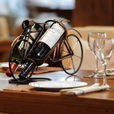 Подставка для двух бутылок с вином Велосипед 59-117 металл - фото 236694