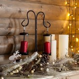 Металлический подсвечник на две свечи 606-02 - фото 236702