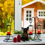 Металлический подсвечник на две свечи 606-02 - фото 236706