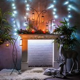 Подсвечник настольный на две свечи 606-03 h=39 см - фото 236722